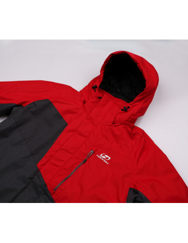 Men's jacket JURGEN racing red/anthracite