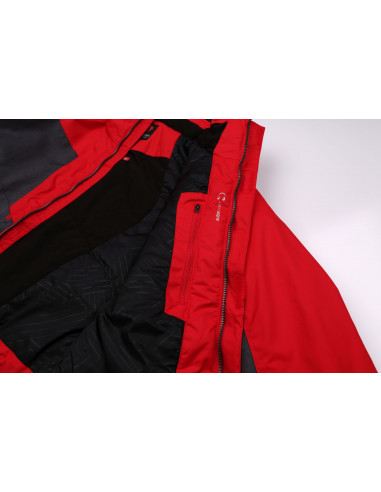 Men's jacket JURGEN racing red/anthracite