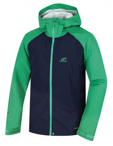 Men's jacket Haken Black iris/bright green