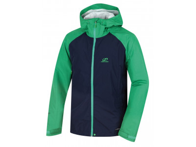 Men's jacket Haken Black iris/bright green